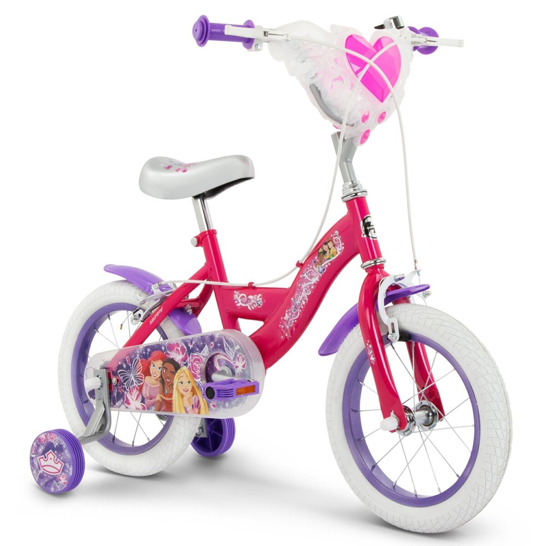 Kolo HUFFY Disney PRINCESS 14", škrlatno/roza