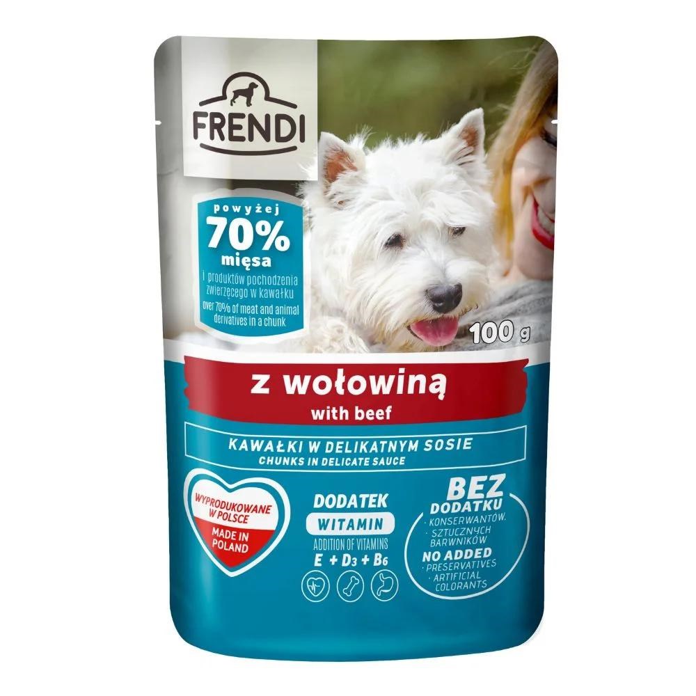 FRENDI Mokra hrana za pse, govedina, 100 g