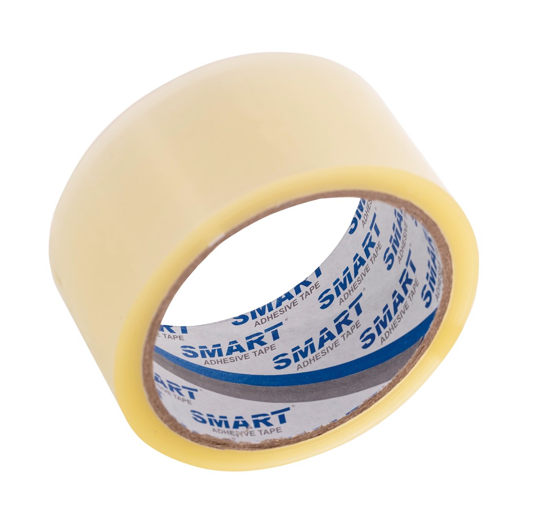 BTP lepilni trak Solvent Transparent, 48x66 mm