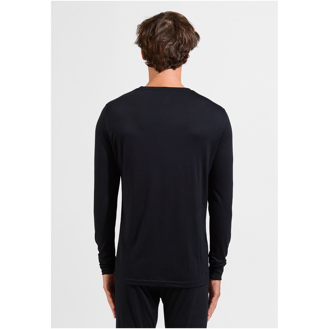 Odlo BL TOP crew neck MERINO 200 moška majica, vel. M, črna