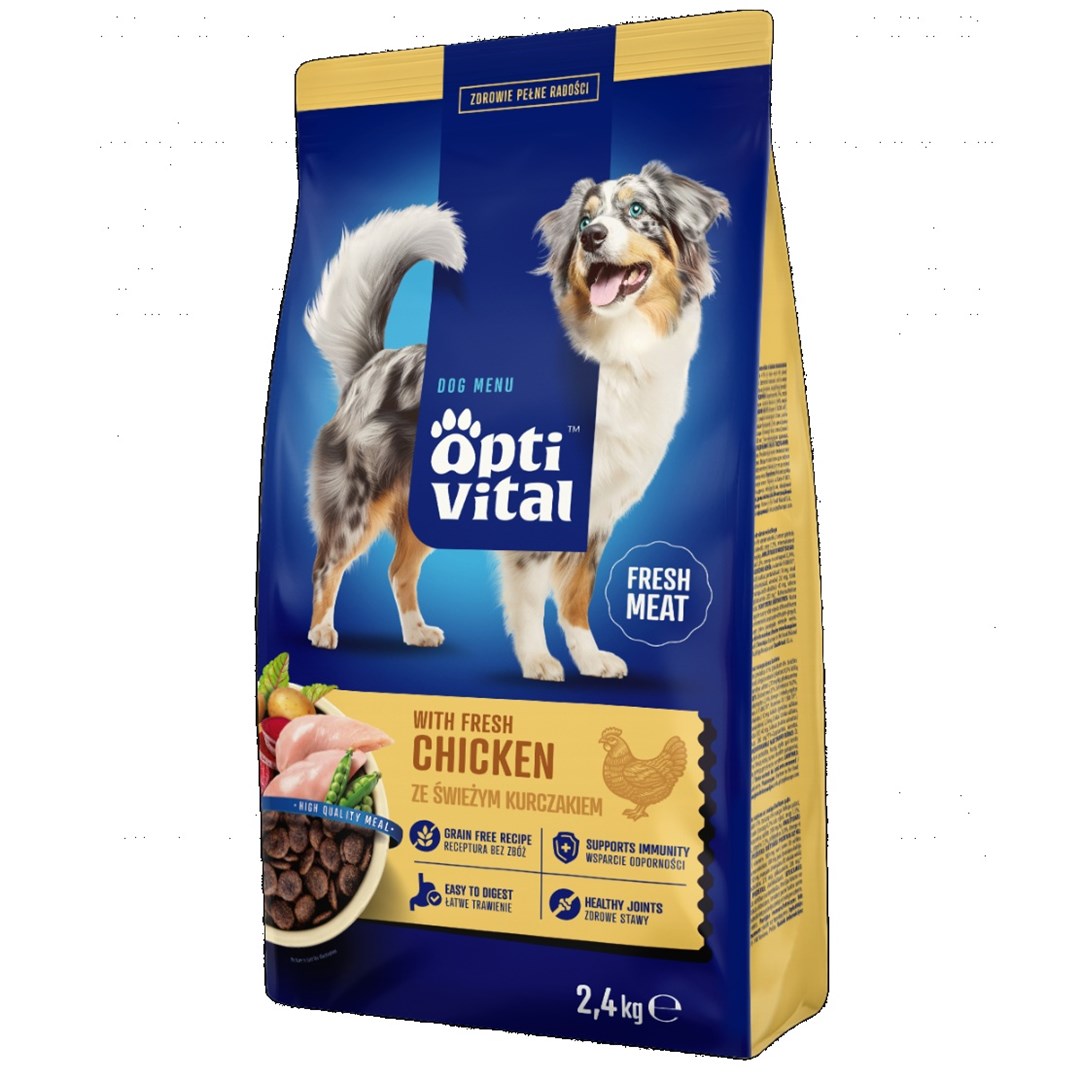 OTV Optivital s piščancem - suha pasja hrana, 2,4 kg