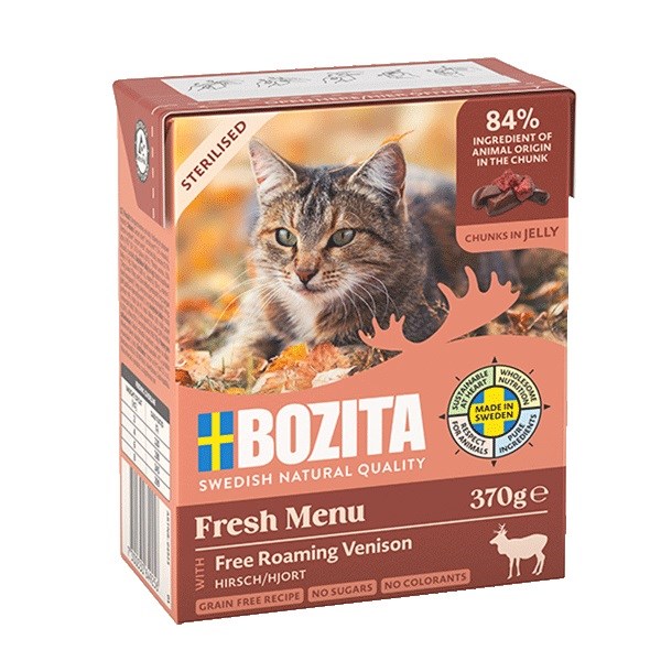 BZT Fresh Menu Kastrirano Jagnjetina - mokra hrana za mačke, 370g