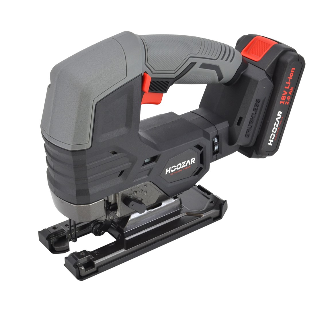 HOOZAR Akumulatorska vbodna žaga JS10BL, 18V, 1x2,0Ah