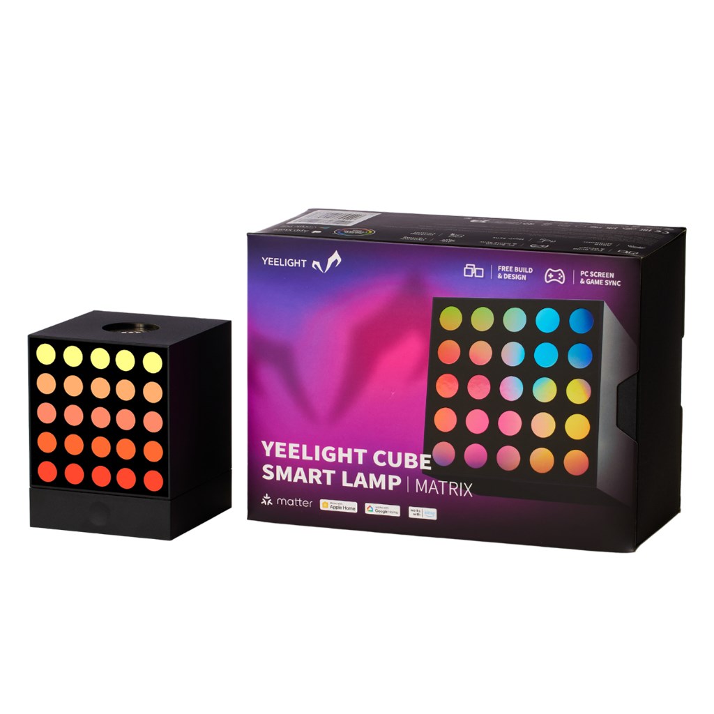 Pametna namizna svetilka Yeelight Cube, Wi-Fi/Bluetooth, črna