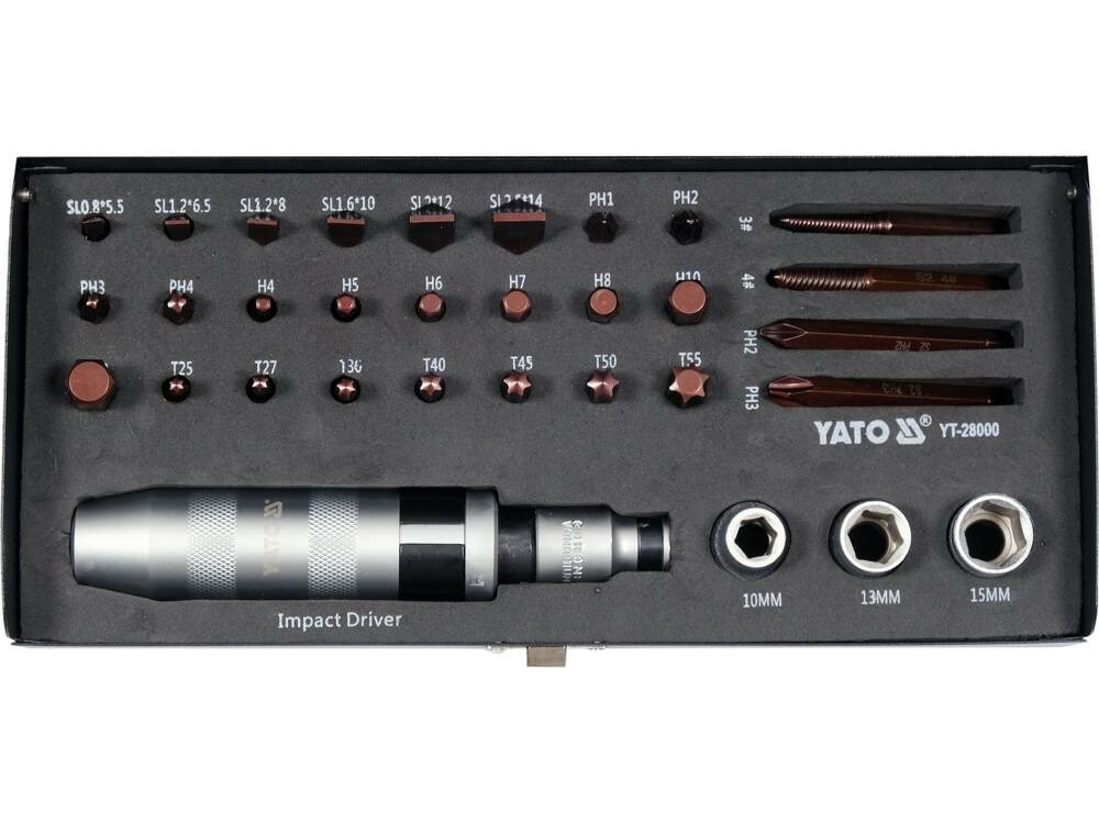 Yato YT-28000 ročni izvijač, komplet