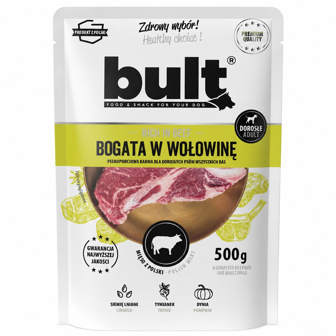 BULT Govedina - mokra hrana za pse, 500 g