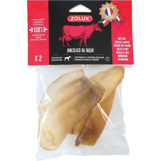 ZOLUX Goveje uho - žvečljiva kost za psa - 40g