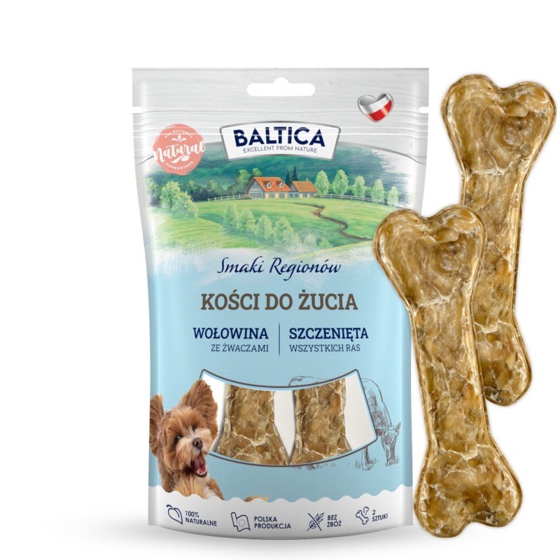 BALTICA Puppy Beef with tripe pasja priboljšek za žvečenje - govedina z vampi - 150g
