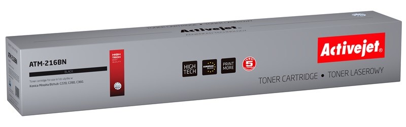 Toner Activejet ATM-216BN (nadomestni za Konica Minolta TN216BK), črn, 29000 strani