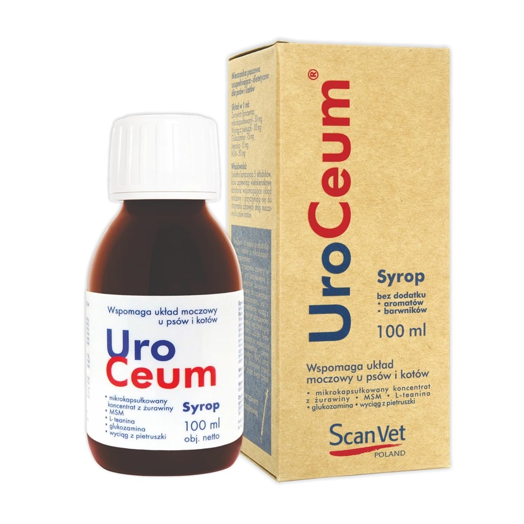 SCV UroCeum - prehransko dopolnilo za pse in mačke, 100 ml