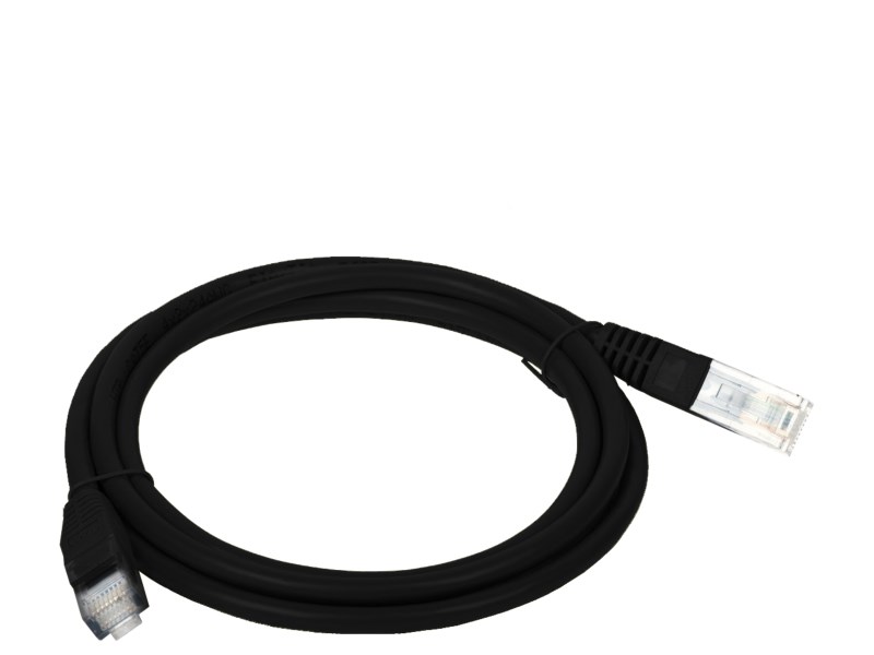 Omrežni kabel Alantec KKU5CZA5 Cat5e U/UTP, 5 m, črn