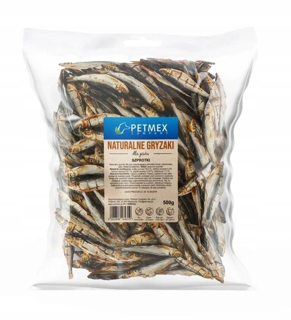 PETMEX suhi ščuki - pasja poslastica - 500g
