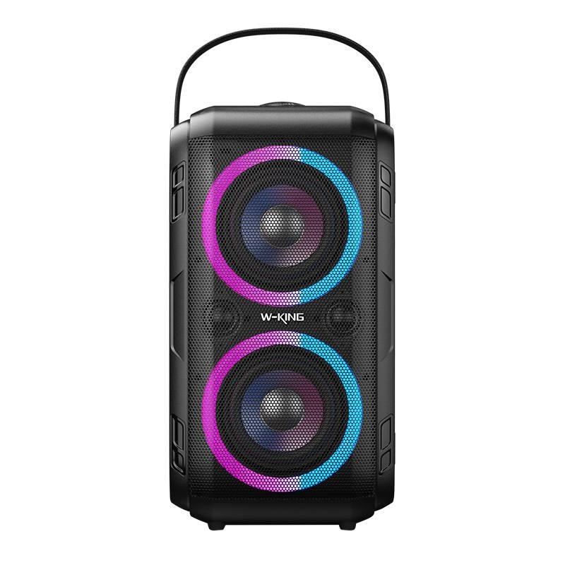 Bluetooth zvočnik W-KING T9-2, črn, RGB, 8 ur