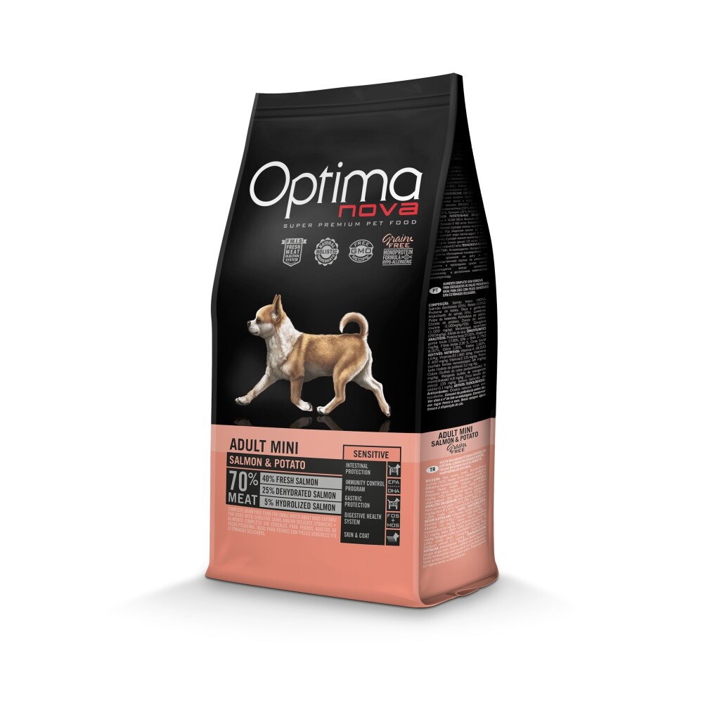OPTIMANOVA Adult Mini Sensitive Losos in Krompir - suha hrana za pse, 6 kg