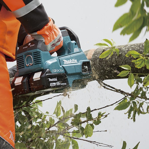 Makita LXT akumulatorska verižna žaga, 36 V (6 Ah)