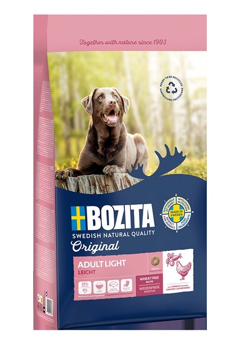 Brez žitaric suha hrana za pse BOZITA Original Adult Light - piščanec 12kg