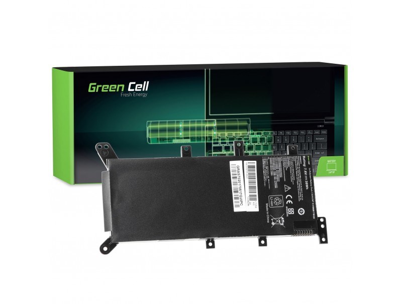 Baterija Green Cell C21N1347 za prenosnik Asus, 7.6V, 4000mAh, Li-Po, 4 celice