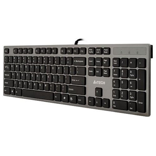 Žična tipkovnica A4Tech KV-300H USB QWERTY, črna/siva