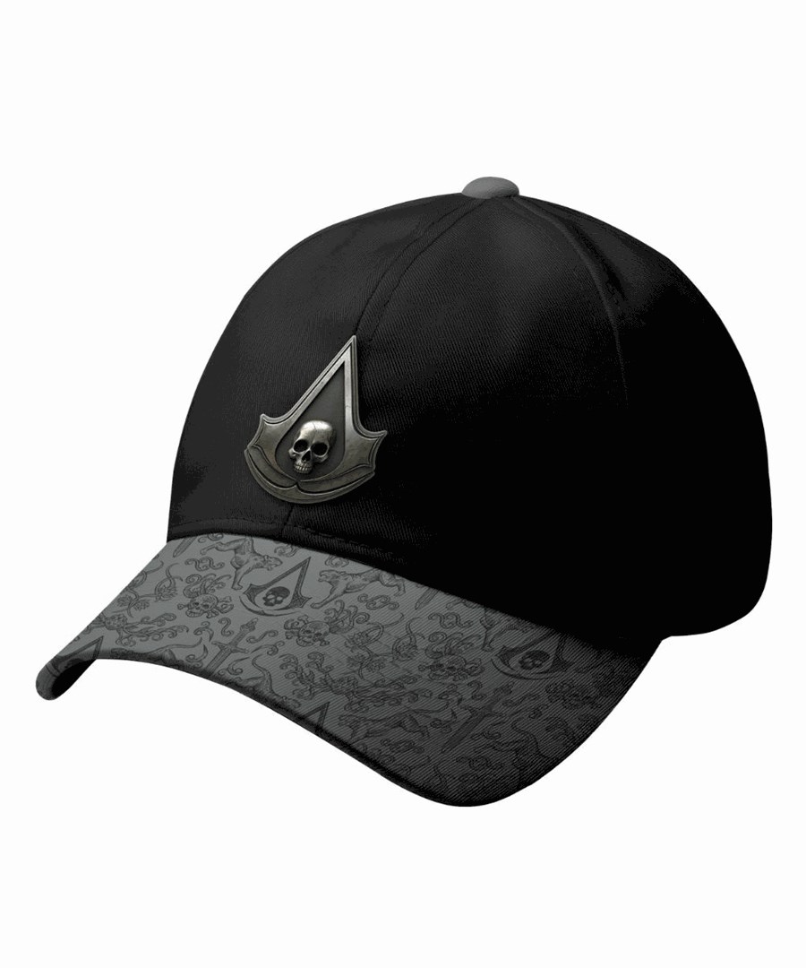 Kapa Good Loot Assassin's Creed Black Flag Resynced Pirates Vintage Baseball, črna