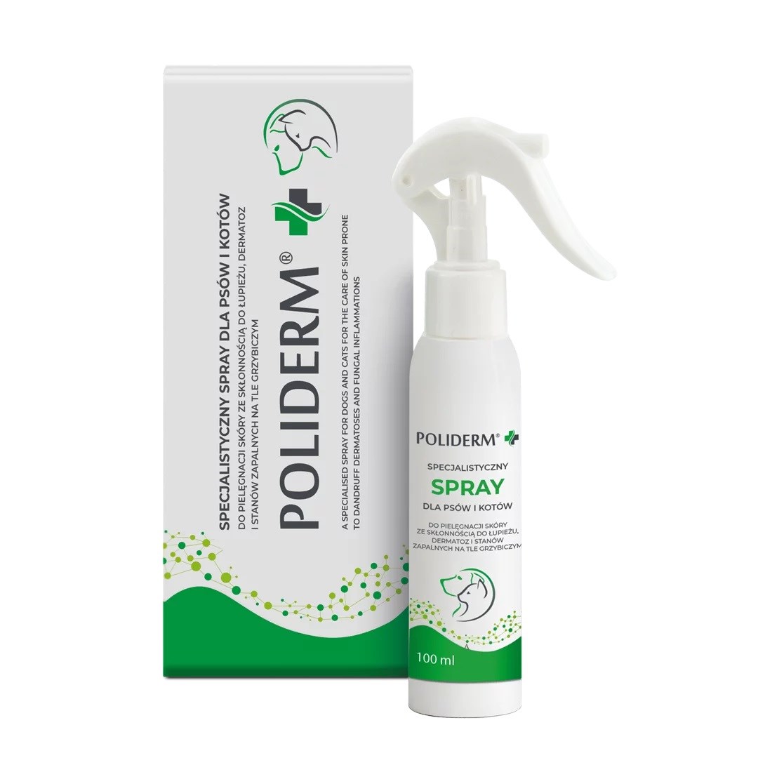 JM SANTE Poliderm - pršilo za nego kože psov in mačk (100 ml)