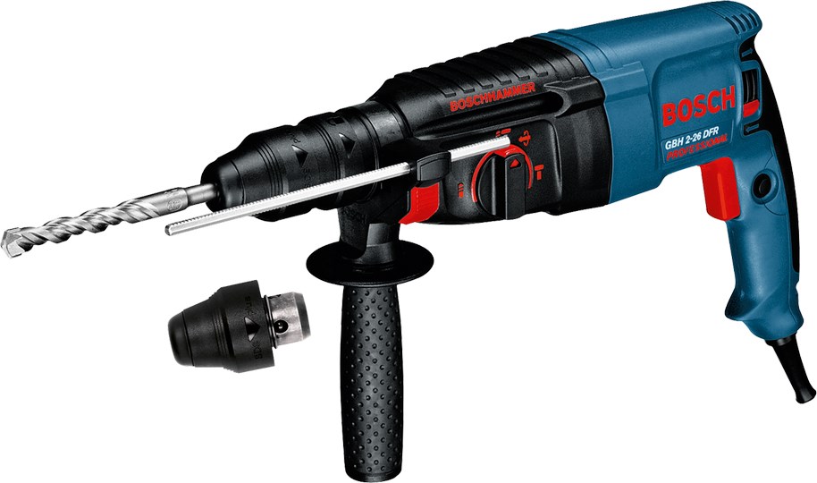 Bosch Professional AKU udarni vrtalnik GBH 2-26 DFR + 5x SDS plus svedrov