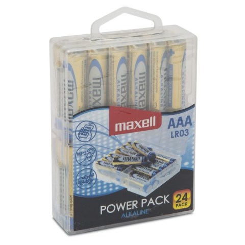 MAXELL Alkaline baterije LR03 (AAA), VALUE BOX 24 kos.