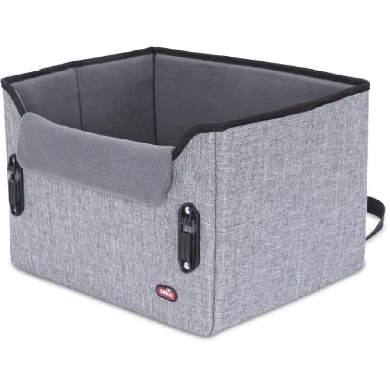 Avtosedež za psa ZOU Nomad S – siv, 41×32×28.5 cm