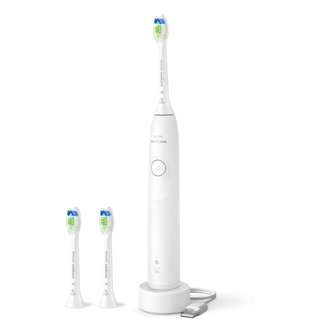 Polnilna električna zobna ščetka Philips 5300 series HX7108/04, bela