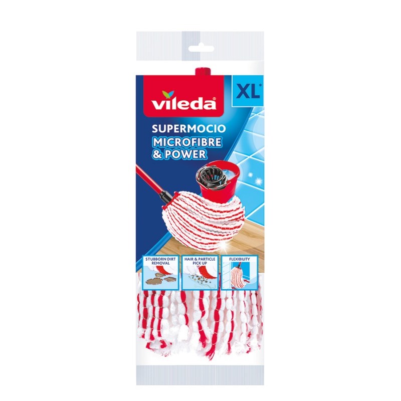 Nadomestna glava za mop VI1 Microfibre & Power, 1 kos