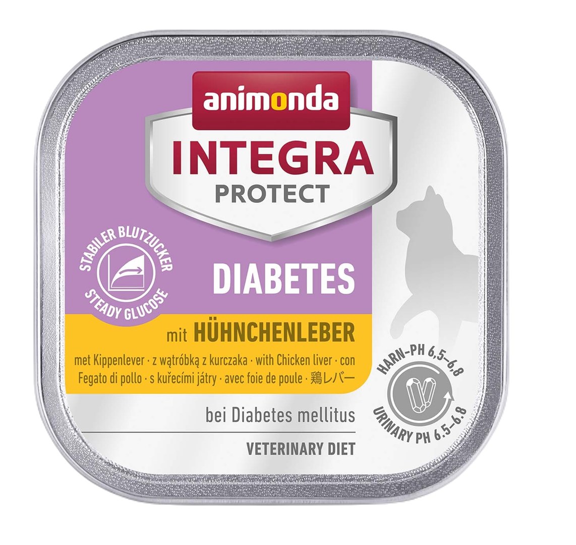ANIMONDA Integra Protect Diabetes perutnina-jetra, mokra hrana za mačke, 100 g