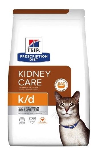 Hill's Prescription Diet Feline k/d Kidney Care suha hrana za mačke s piščancem 3 kg