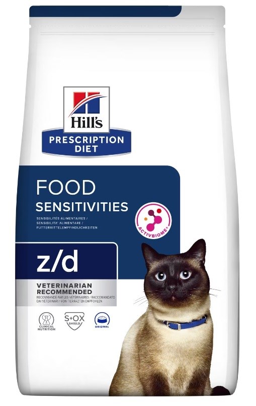 Hills PD Food Sensitivities z/d - suha hrana za mačke - 1,5 kg