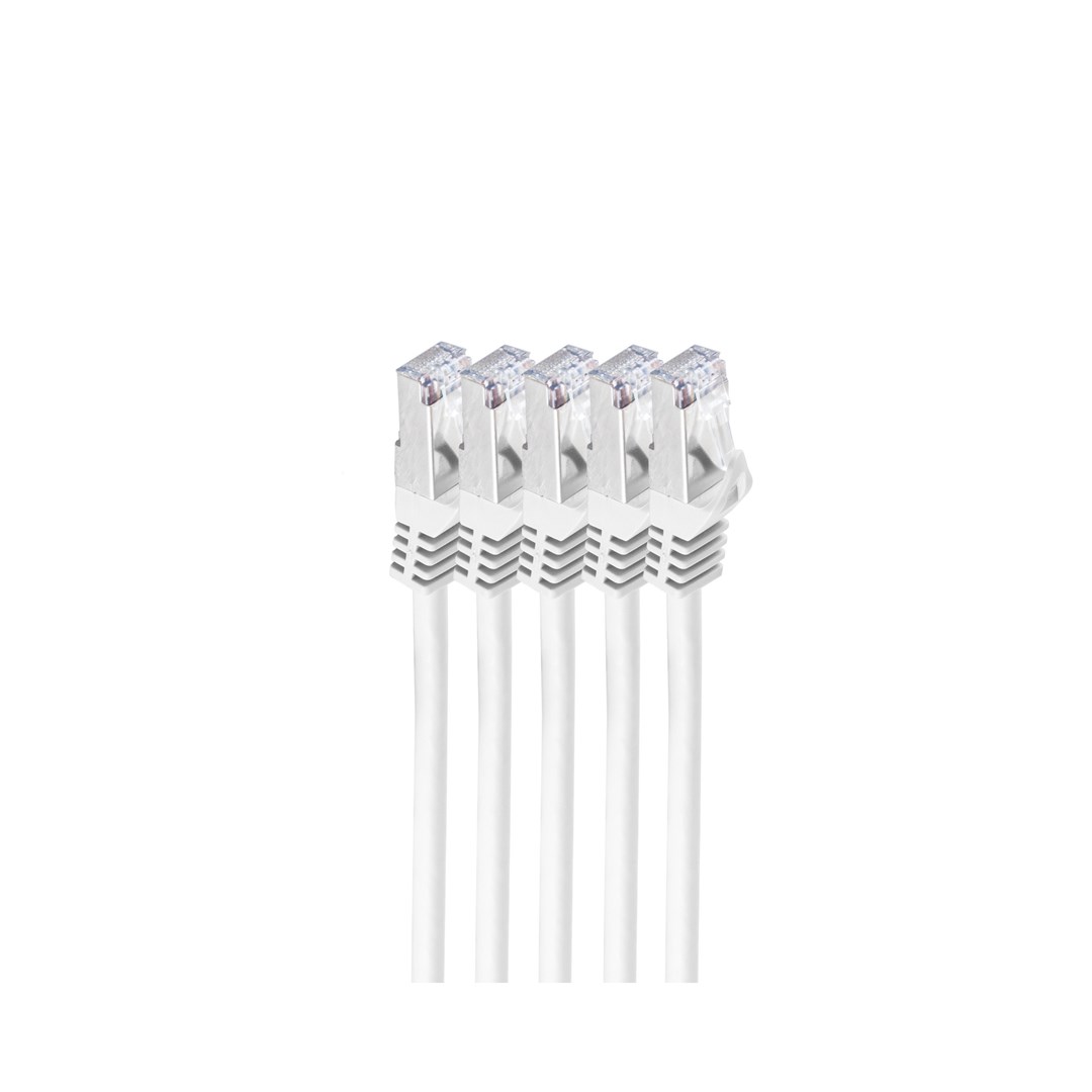 shiverpeaks BS75515-W-SET5 Cat7 S/FTP Mrežni Kabel (5m, 5 kom)