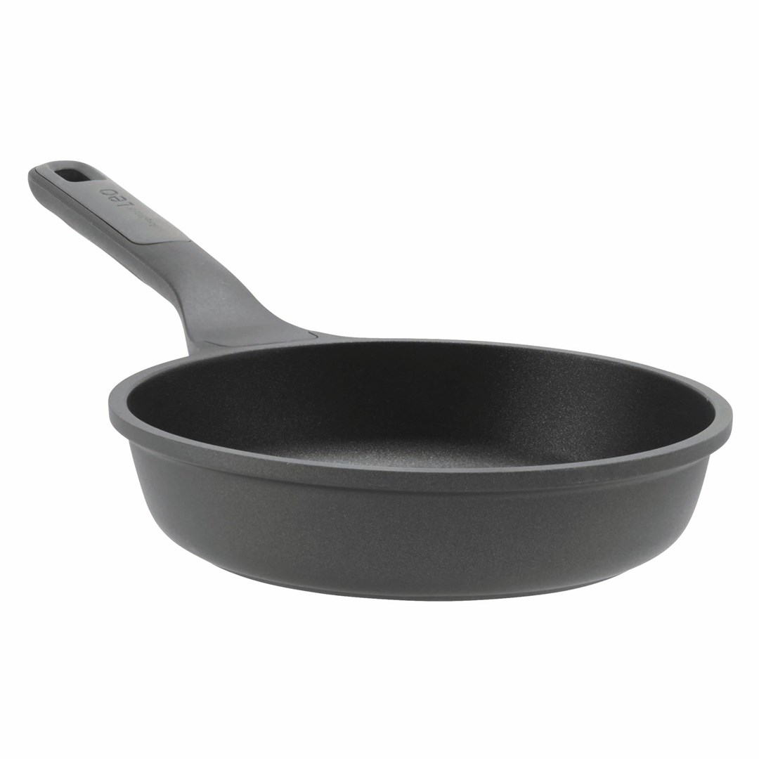 BergHOFF Leo Stone+ tava za prženje, 2 L, 25 cm, crna