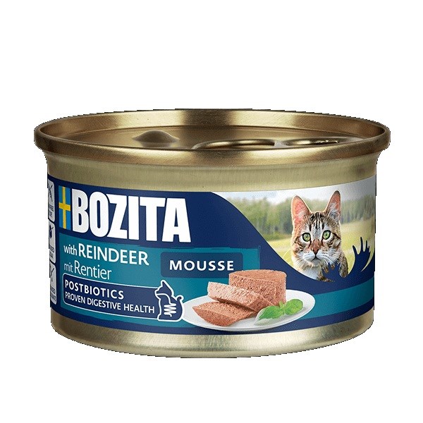 BOZITA Mousse s jelenom - mokra hrana za mačke - 85g