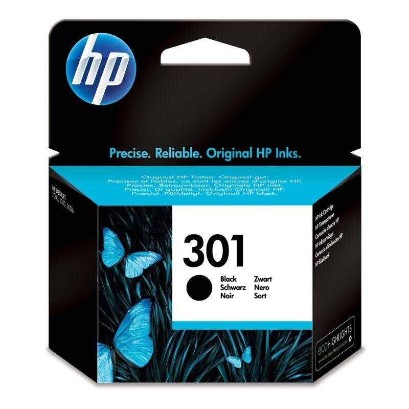 HP 301 črna originalna srajčka za tiskalnik