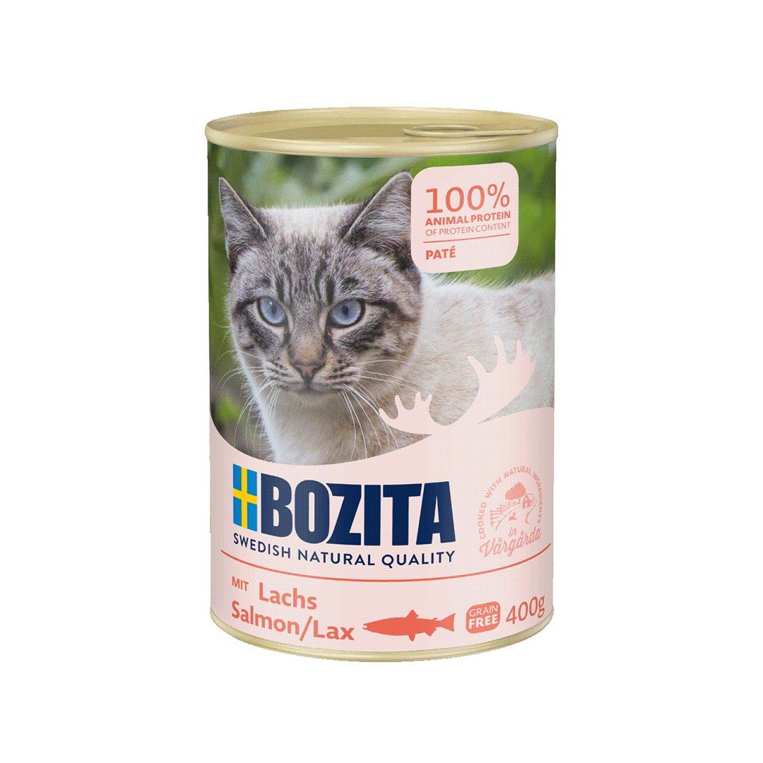 BOZITA Lososov paštetni obrok za mačke - 400g