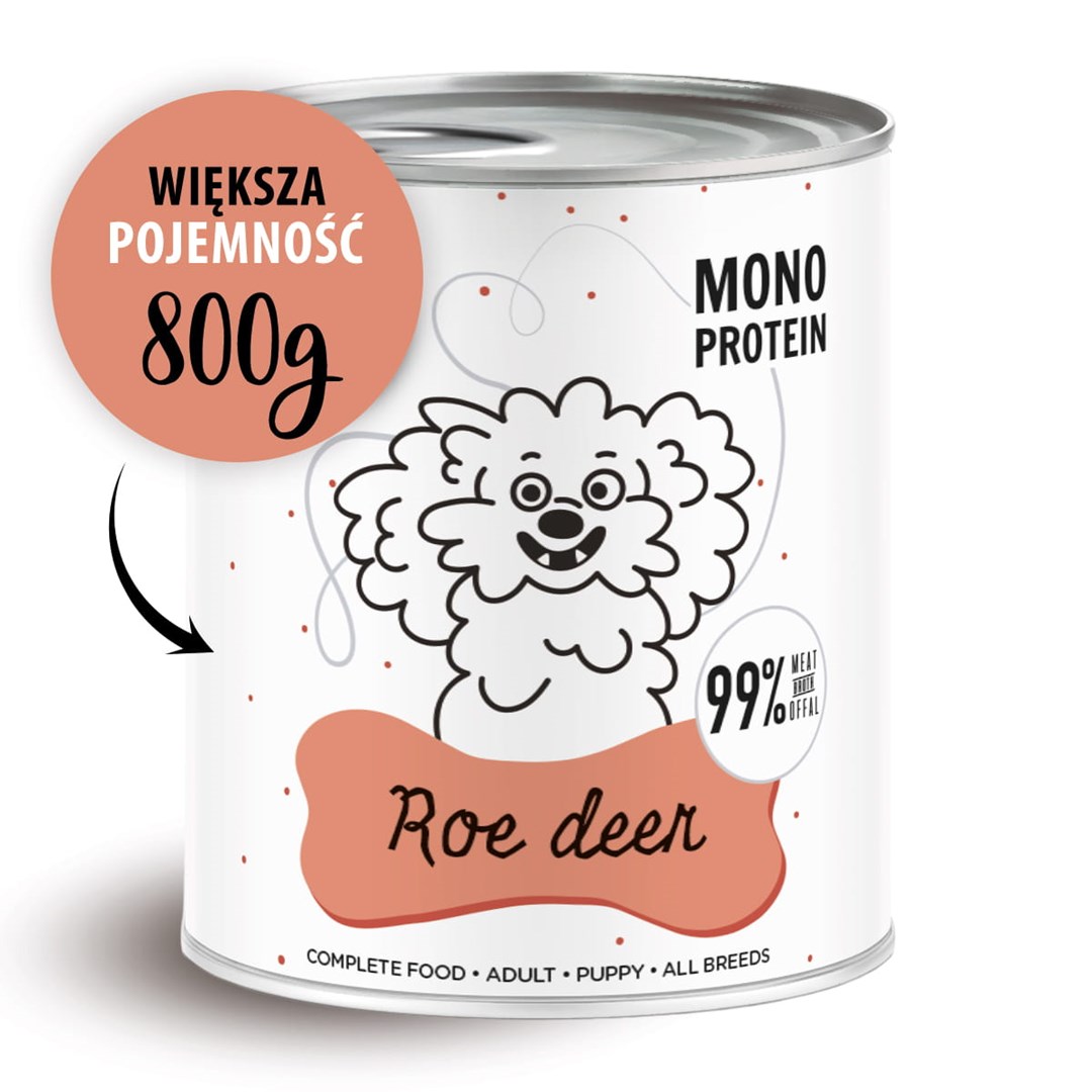 Hrana za pse PAKA ZWIERZAKA Pepe, jelen, mokra, 800g