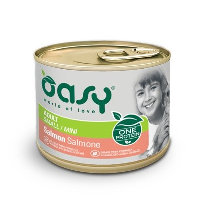 OASY One Protein Adult Losos Mokra hrana za pse malih pasem, 200g