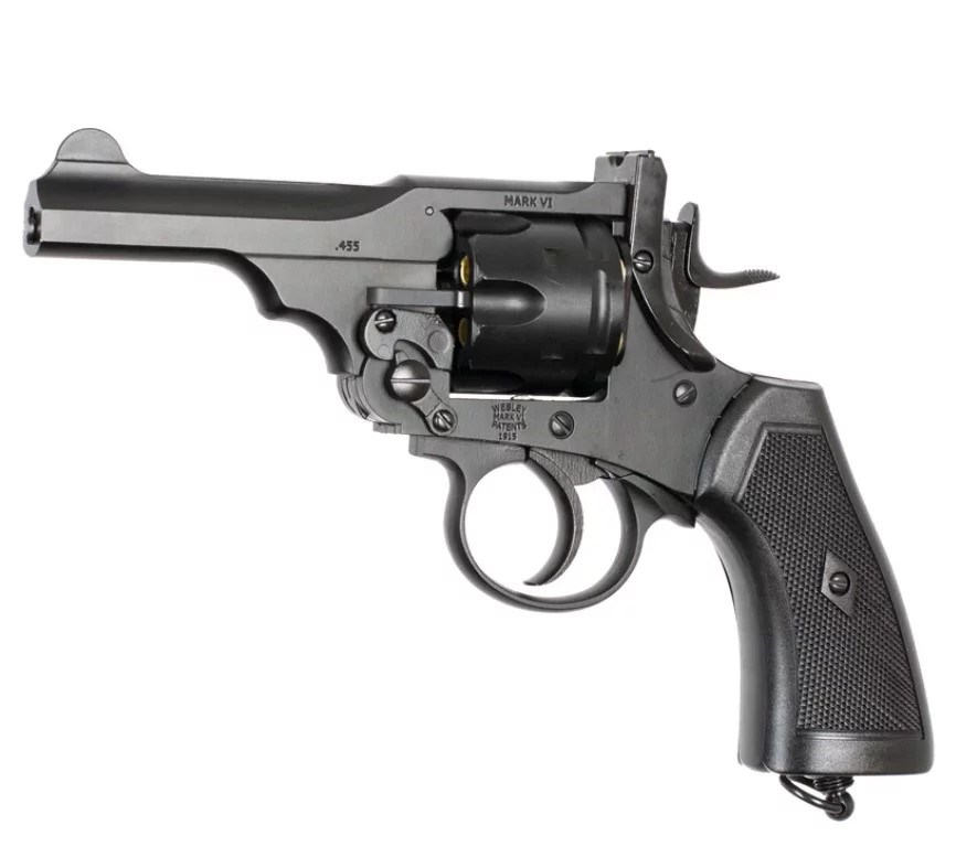 WEBLEY MKVI .455 / 4.5 mm Diabolo, CO2, Črna