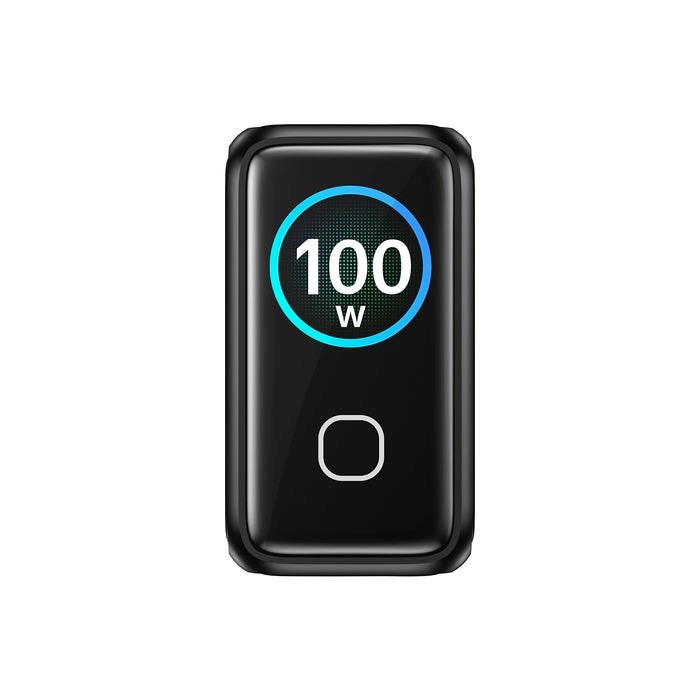 UNITEK GAN POLNILNIK Z ZASLONOM, 100W, 3xUSB-C, črn