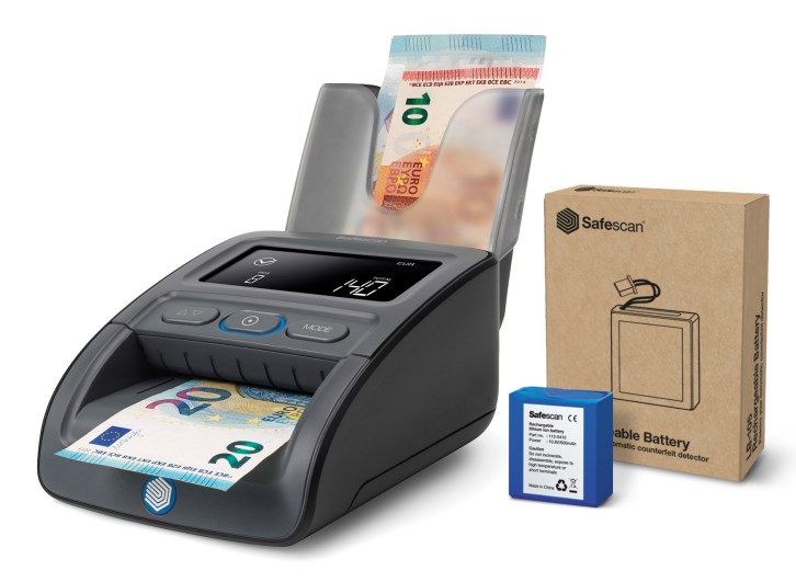 Safescan 155-S set za preverjanje denarja, črn