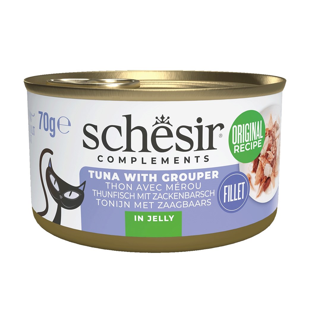 SSR Schesir Tuna zorakom v želeju - mokra hrana za mačke, 70g
