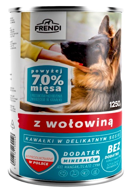 FRENDI goveji koščki v omaki, 1250g