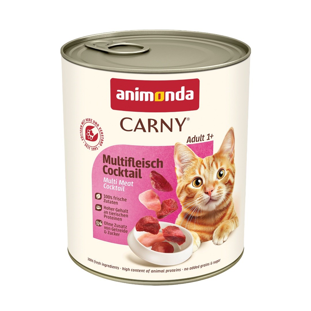 ANIMONDA Carny Meat Cocktail - mokra hrana za mačke, 800g