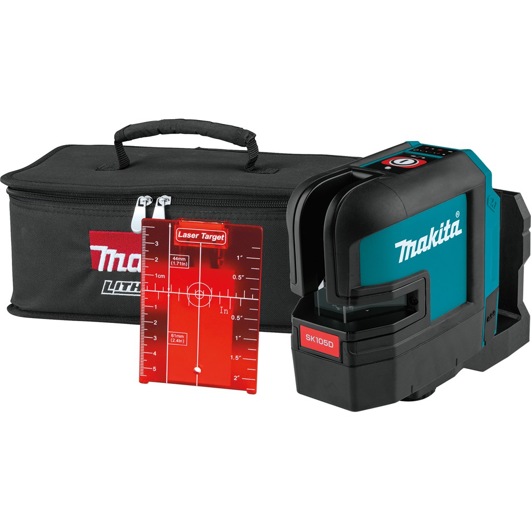 Makita SK105DZ križni laser 12V, rdeč žarek