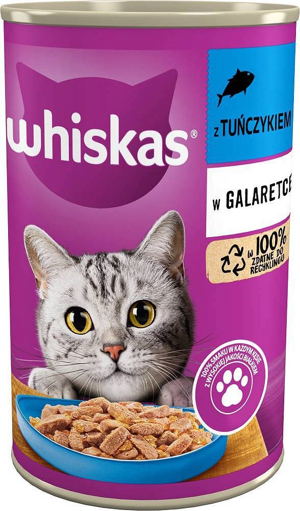 Whiskas Macska nedves hrana 400 g - piščanec, govedina, losos