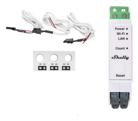 Shelly Pro 3EM-3CT63 WiFi / LAN merilec energije