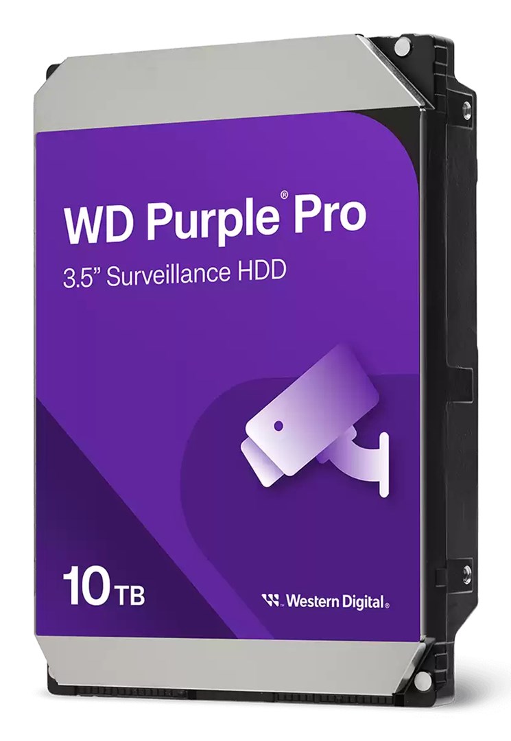 Western Digital Purple Pro WD102PURP Trdi Disk, 10 TB, 7200 RPM, 3.5"