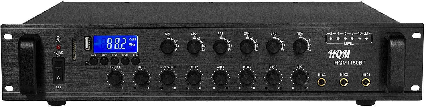 AMPLIFIER HQM1150BT FM/MP3 radio ojačevalnik, 150W